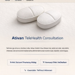 Ativan TeleHealth information banner