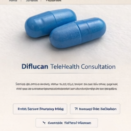 Diflucan TeleHealth information banner