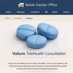 Valium TeleHealth information banner