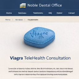 Viagra TeleHealth information banner